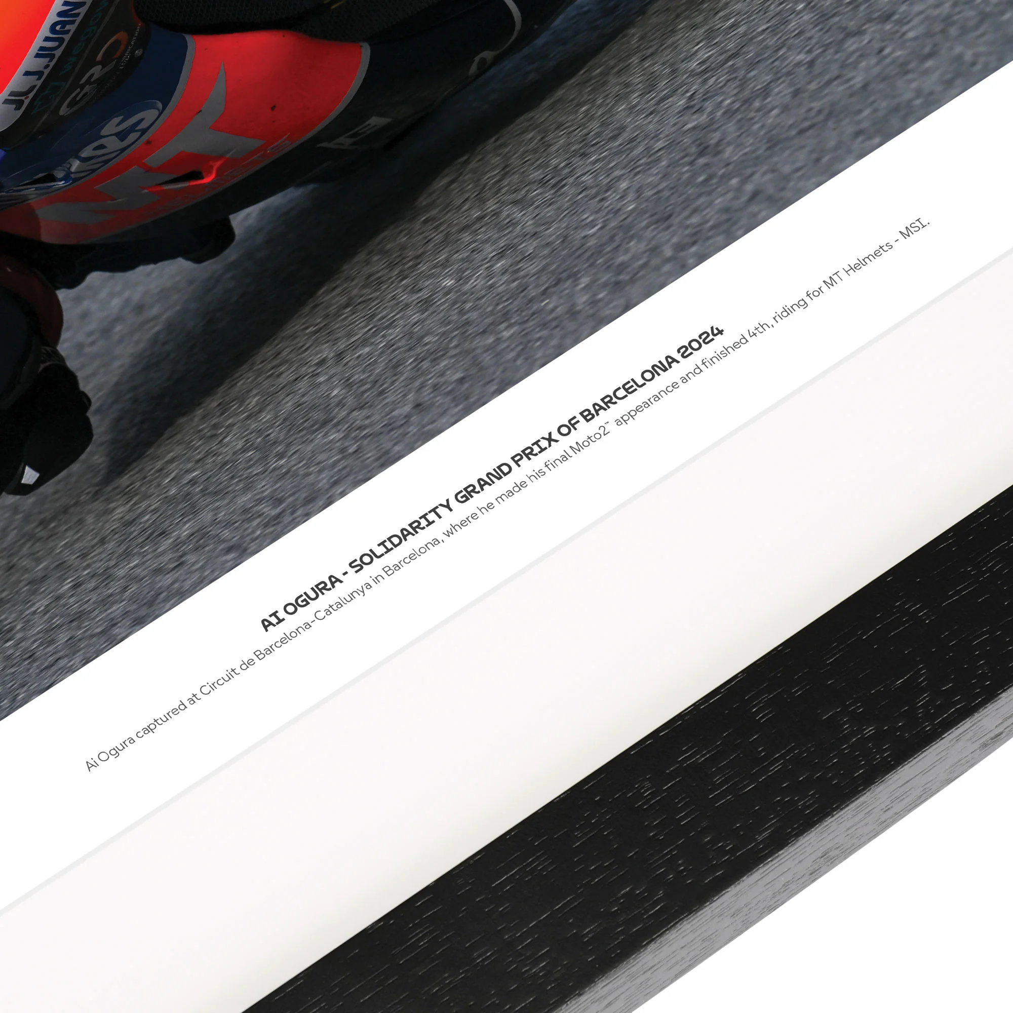 Ai Ogura Signed Print – 2024 Moto2 Season - Image 4