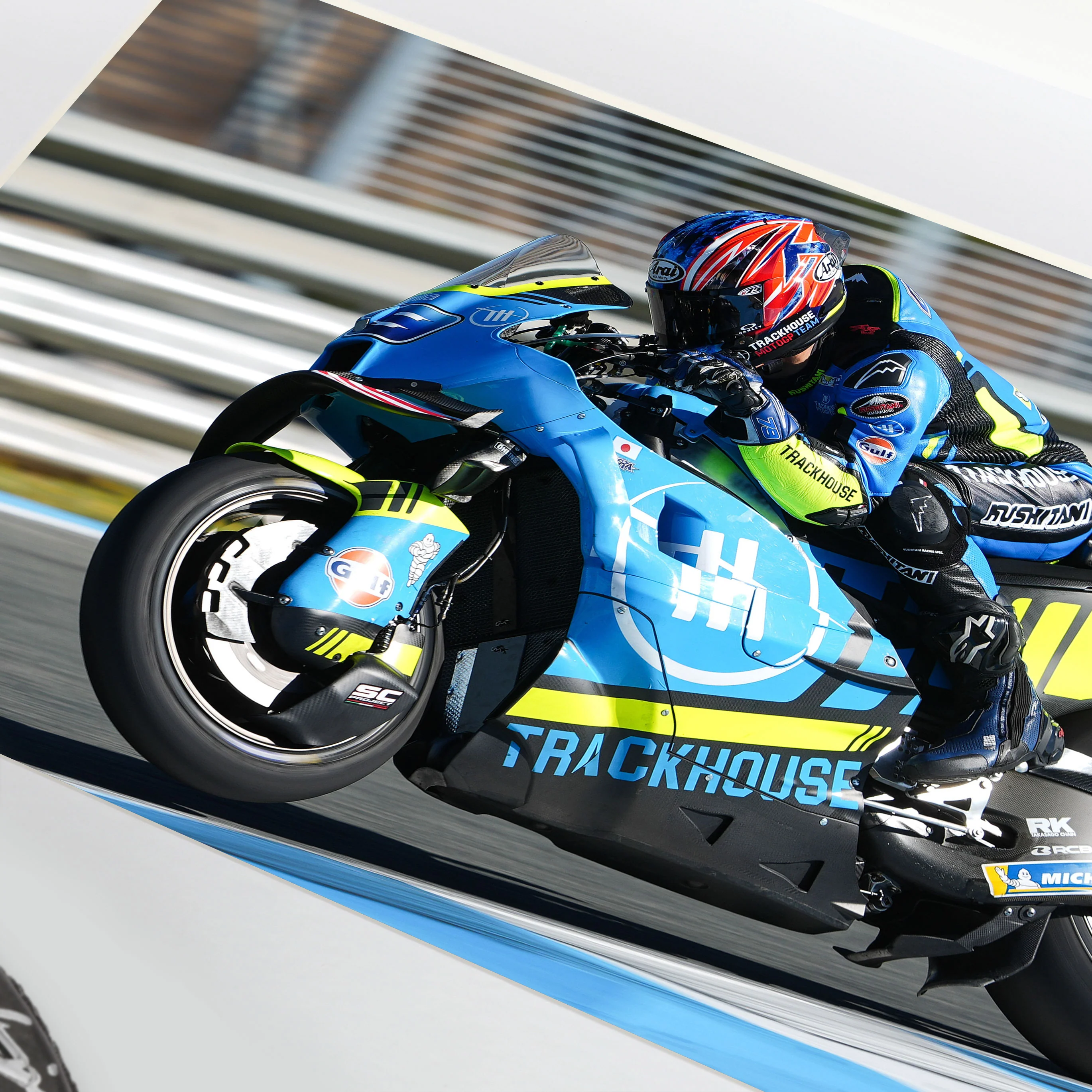 Ai Ogura Signed Used Elbow Sliders – 2025 MotoGP™ Season - Image 5