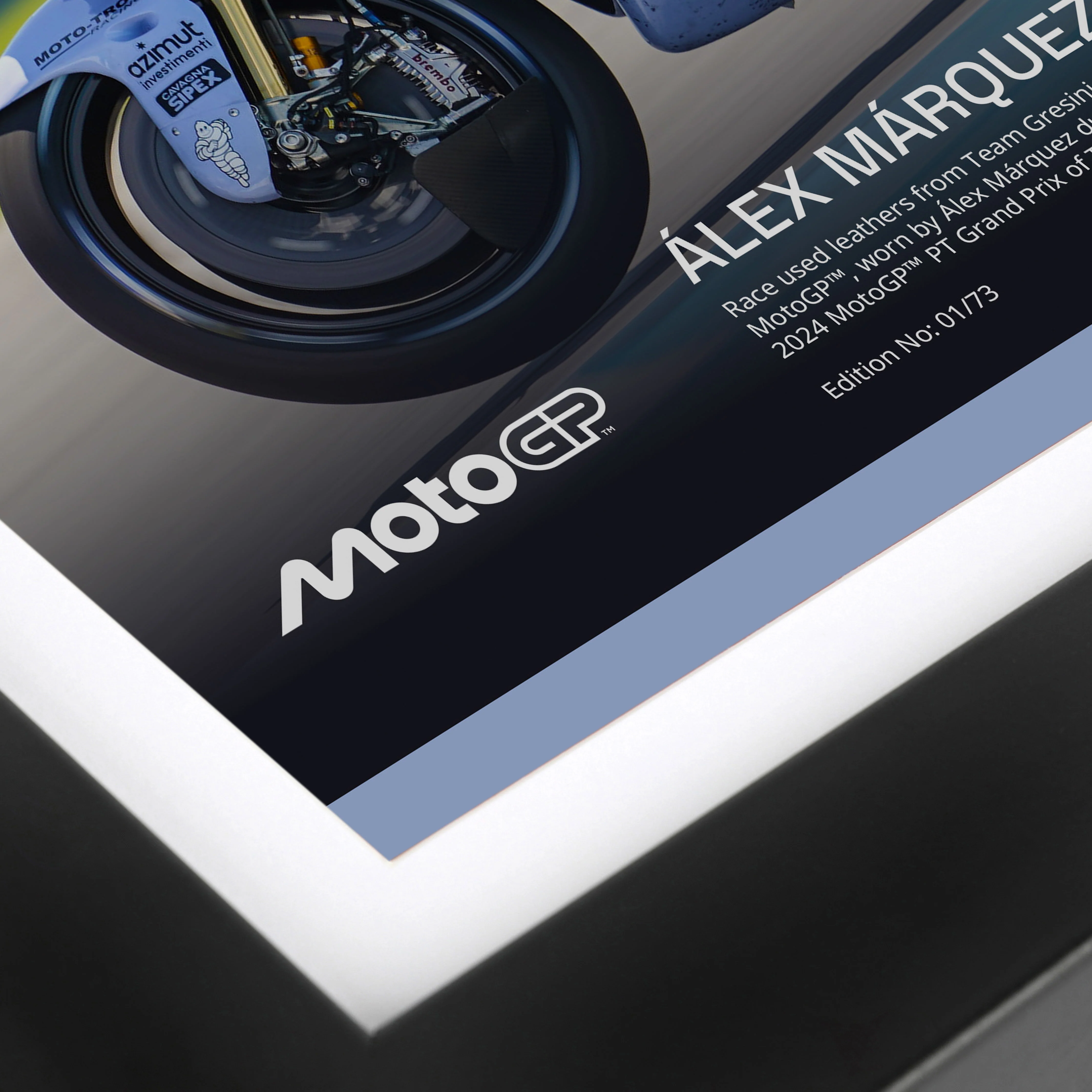Alex Marquez MotoGP™ Used Leathers & Photo - Thai GP - Image 3
