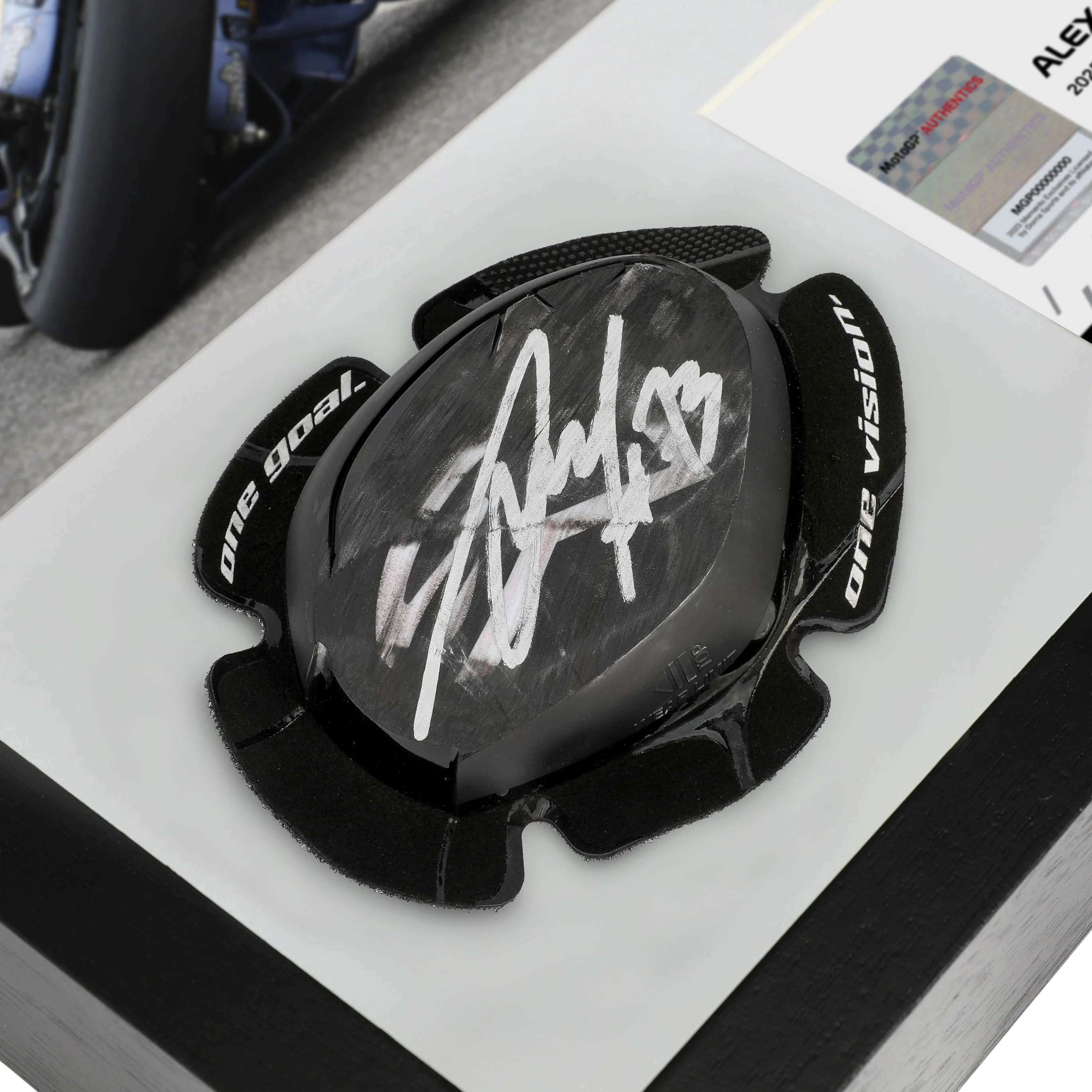 Alex Marquez Signed Knee Slider - 2025 Season Used - Image 3
