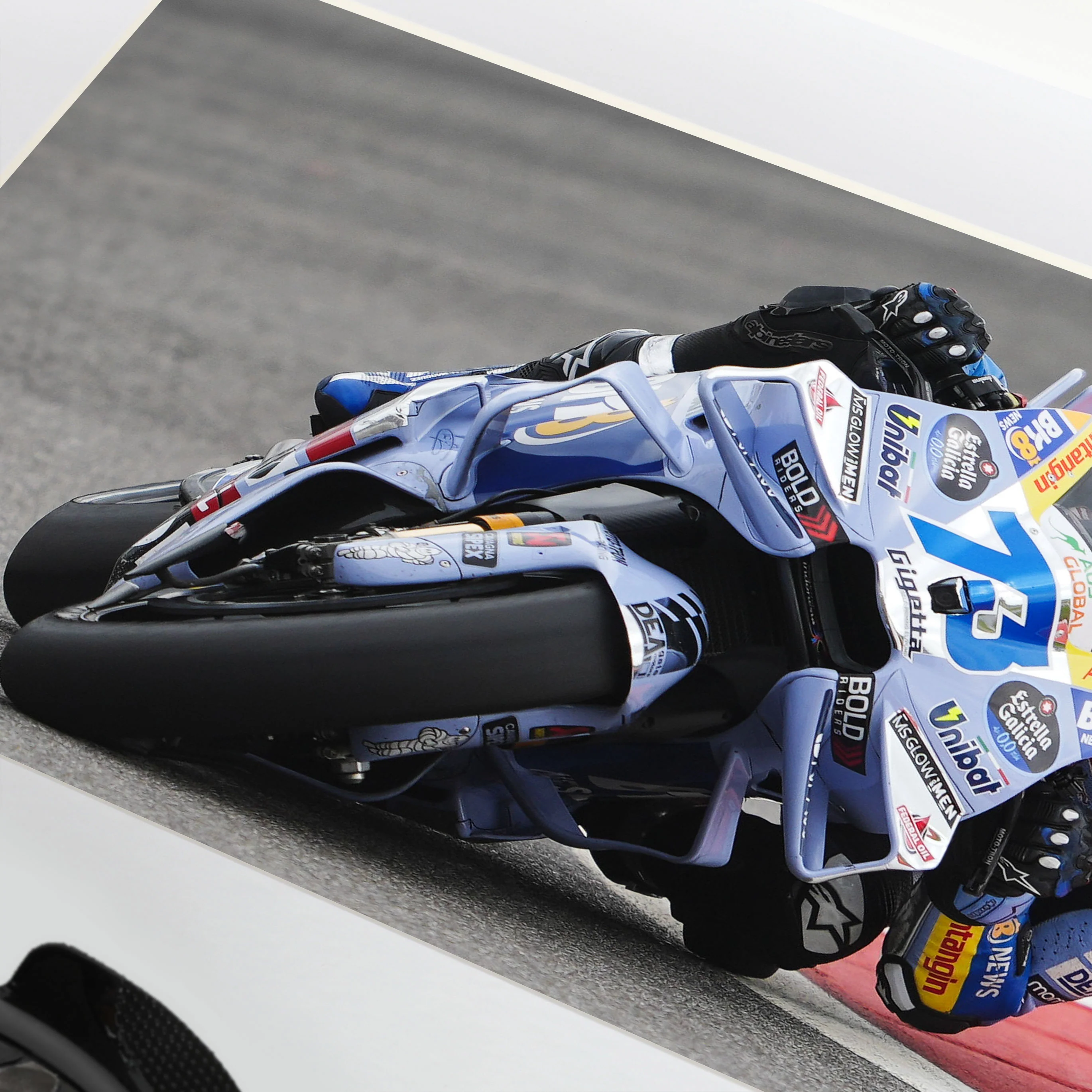 Alex Marquez Signed Knee Slider - 2025 Season Used - Image 4