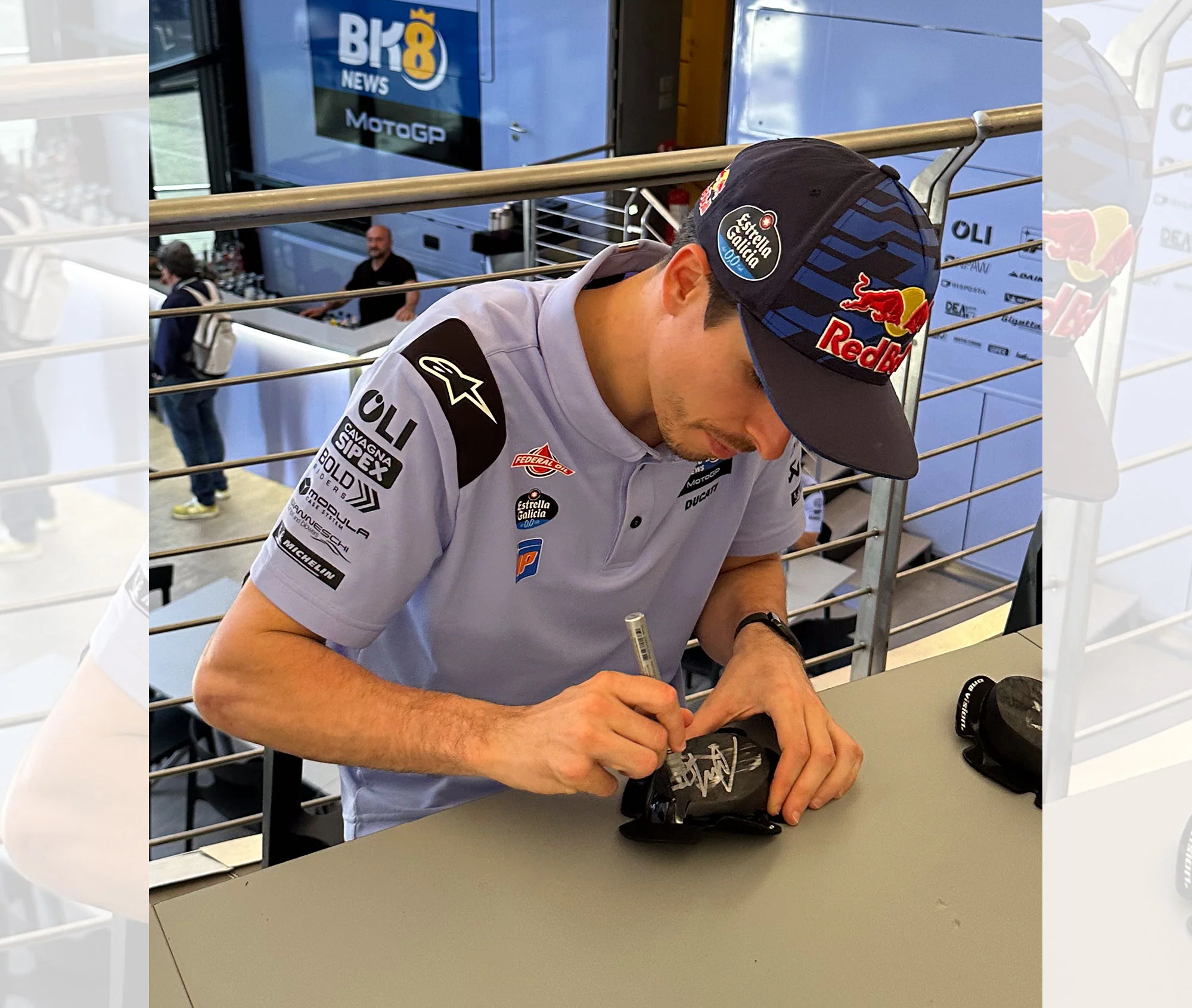 Alex Marquez Signed Knee Slider - 2025 Season Used - Image 6
