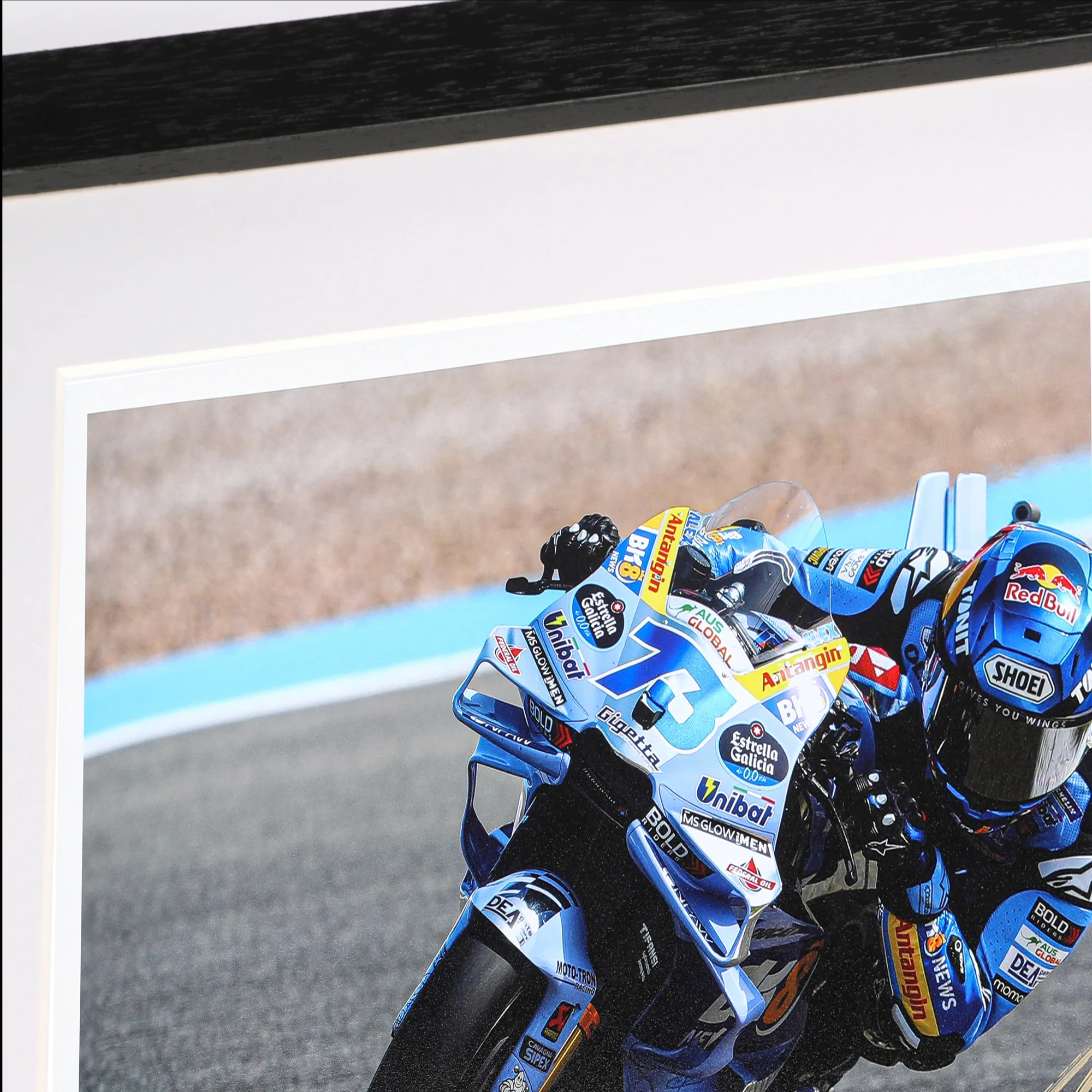 Alex Marquez 2025 Gresini Racing MotoGP ''First Win'' Signed Photo - Spanish GP - Image 4