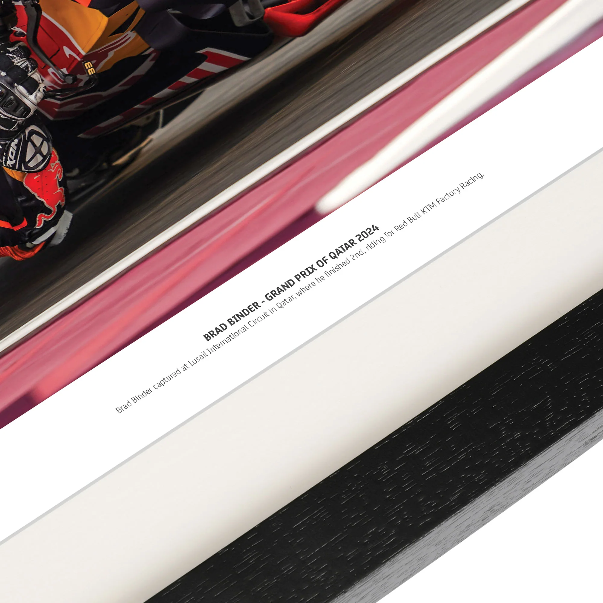 Limited Edition Brad Binder 2024 Signed Photo – Qatar Grand Prix - Image 4