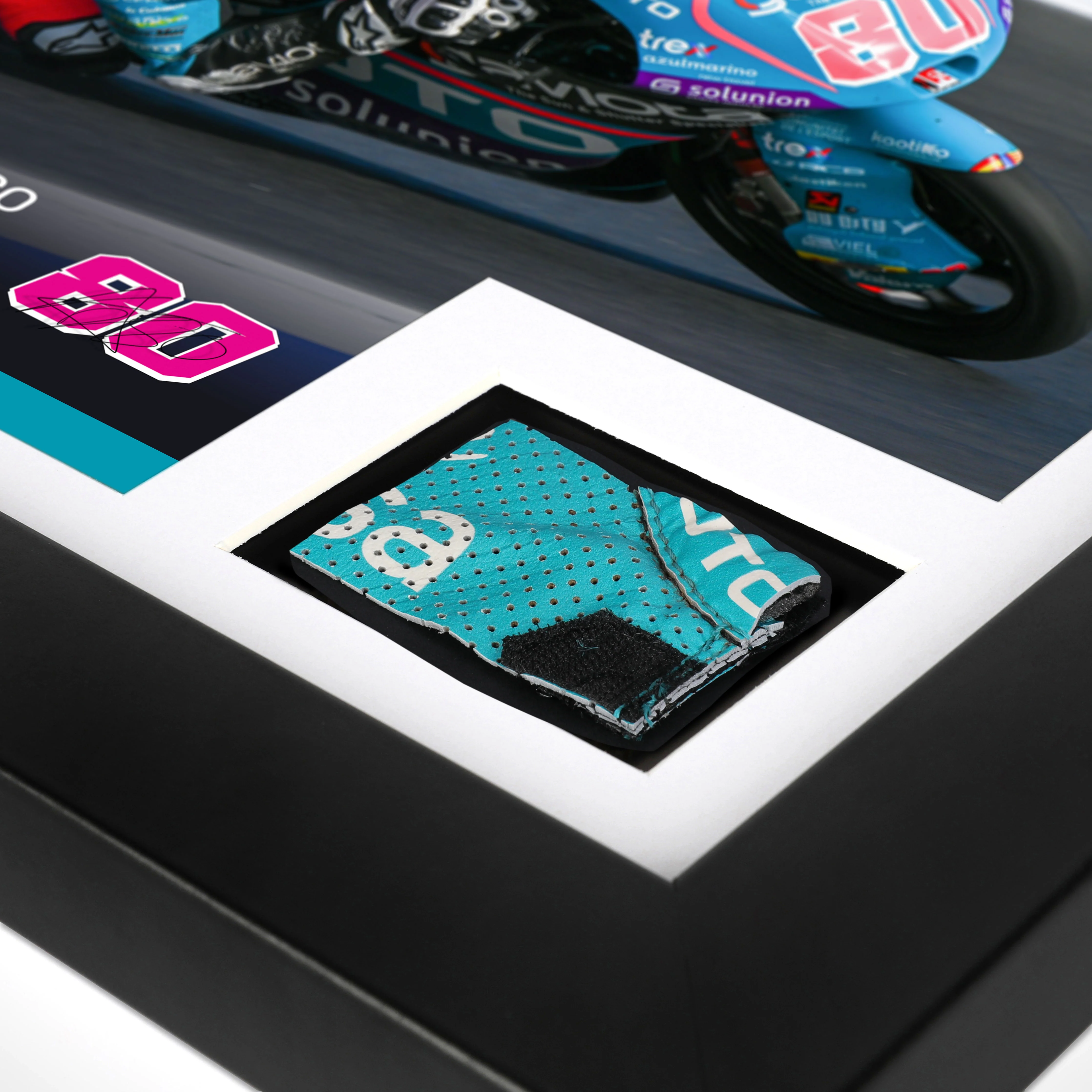 David Alonso Moto3™ Used Leather and Photo - Japanese GP 2024 - Image 3