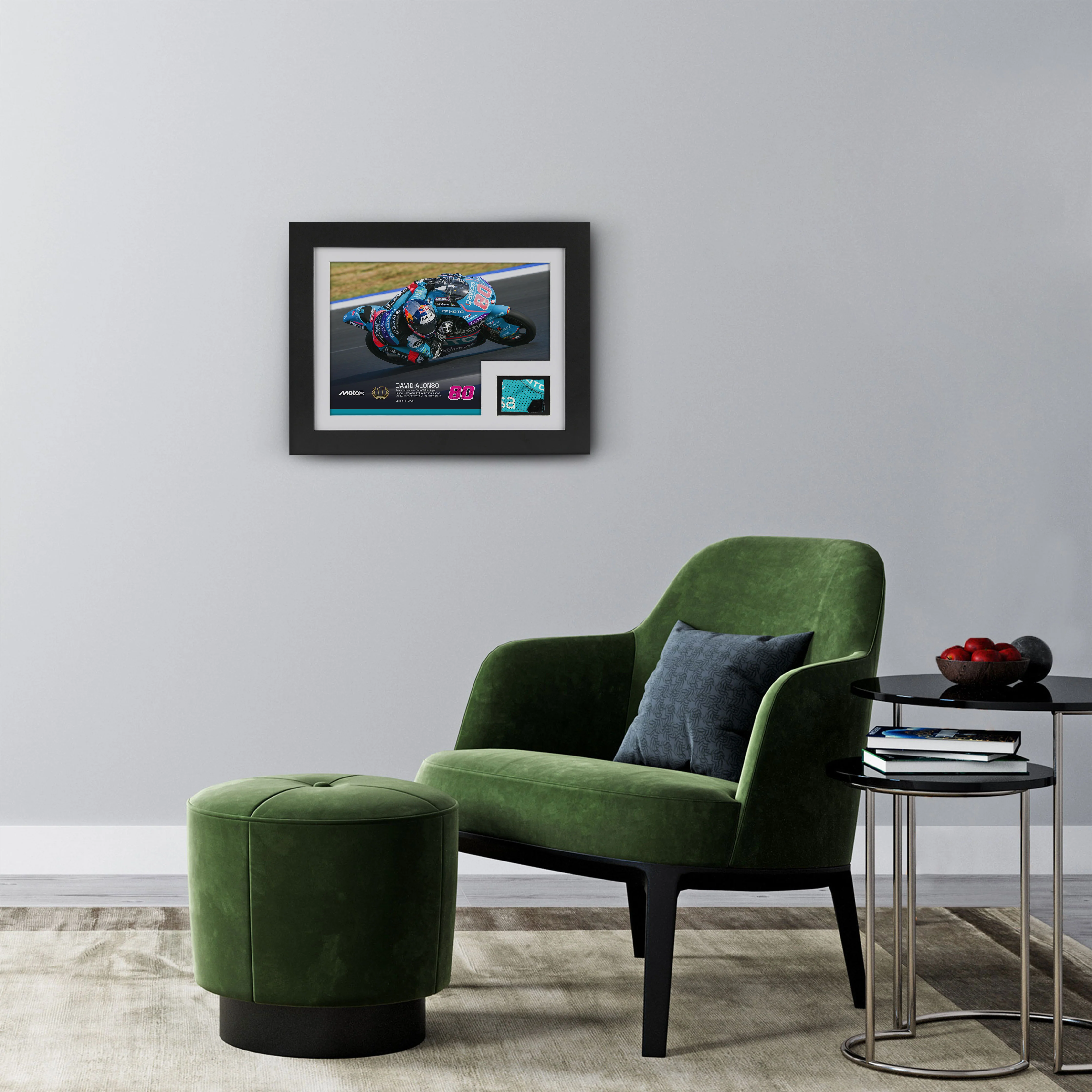 David Alonso Moto3™ Used Leather and Photo - Japanese GP 2024 - Image 6