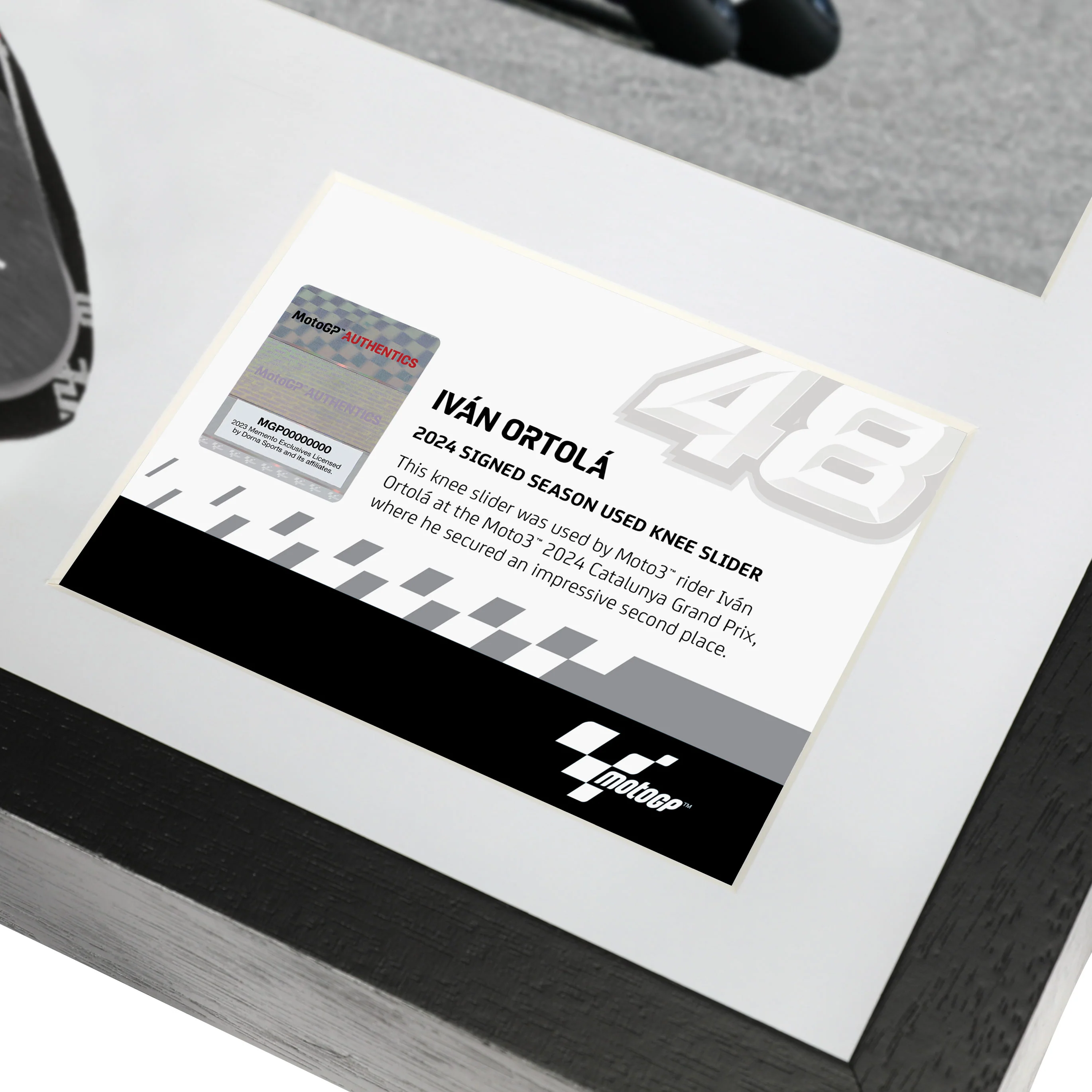 Ivan Ortola 2024 Signed Knee Slider – Catalan Grand Prix - Image 3