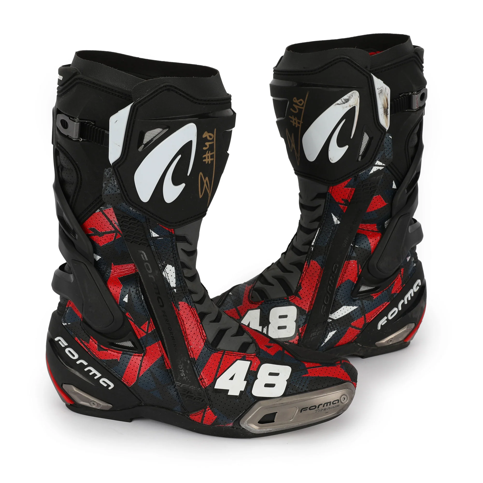 Ivan Ortola Signed Race Used Boots – 2024 British GP - Image 3