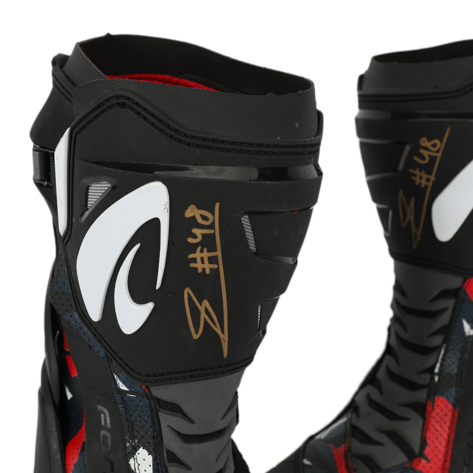Ivan Ortola Signed Race Used Boots – 2024 British GP - Image 6