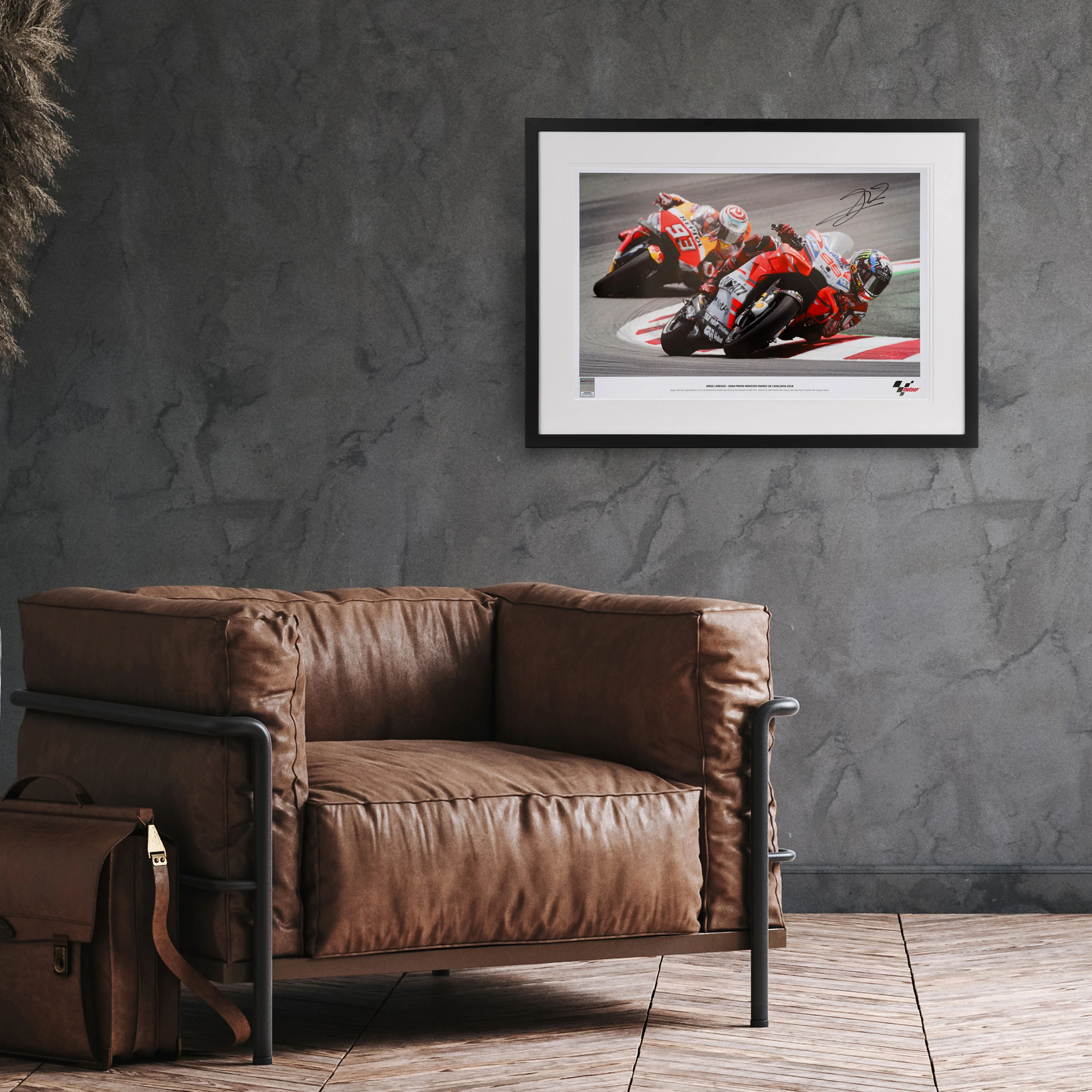 Jorge Lorenzo Signed 2018 Catalunya Grand Prix Photo - Mirco Lazzari - Image 5