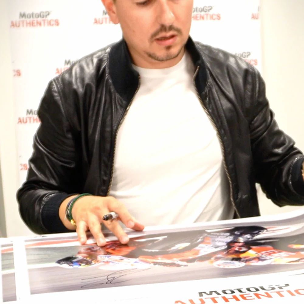 Jorge Lorenzo Signed 2018 Catalunya Grand Prix Photo - Mirco Lazzari - Image 6