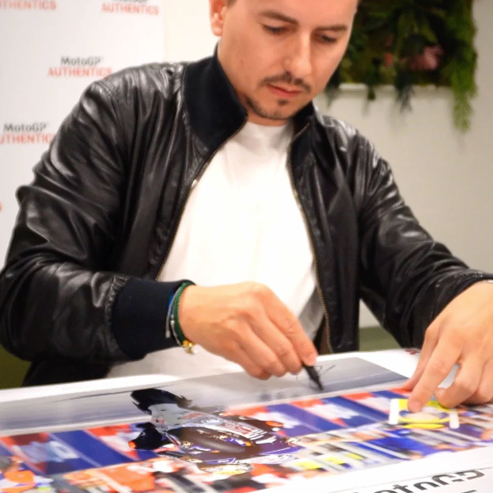 Jorge Lorenzo Signed 2008 San Marino Grand Prix Photo - Mirco Lazzari - Image 6