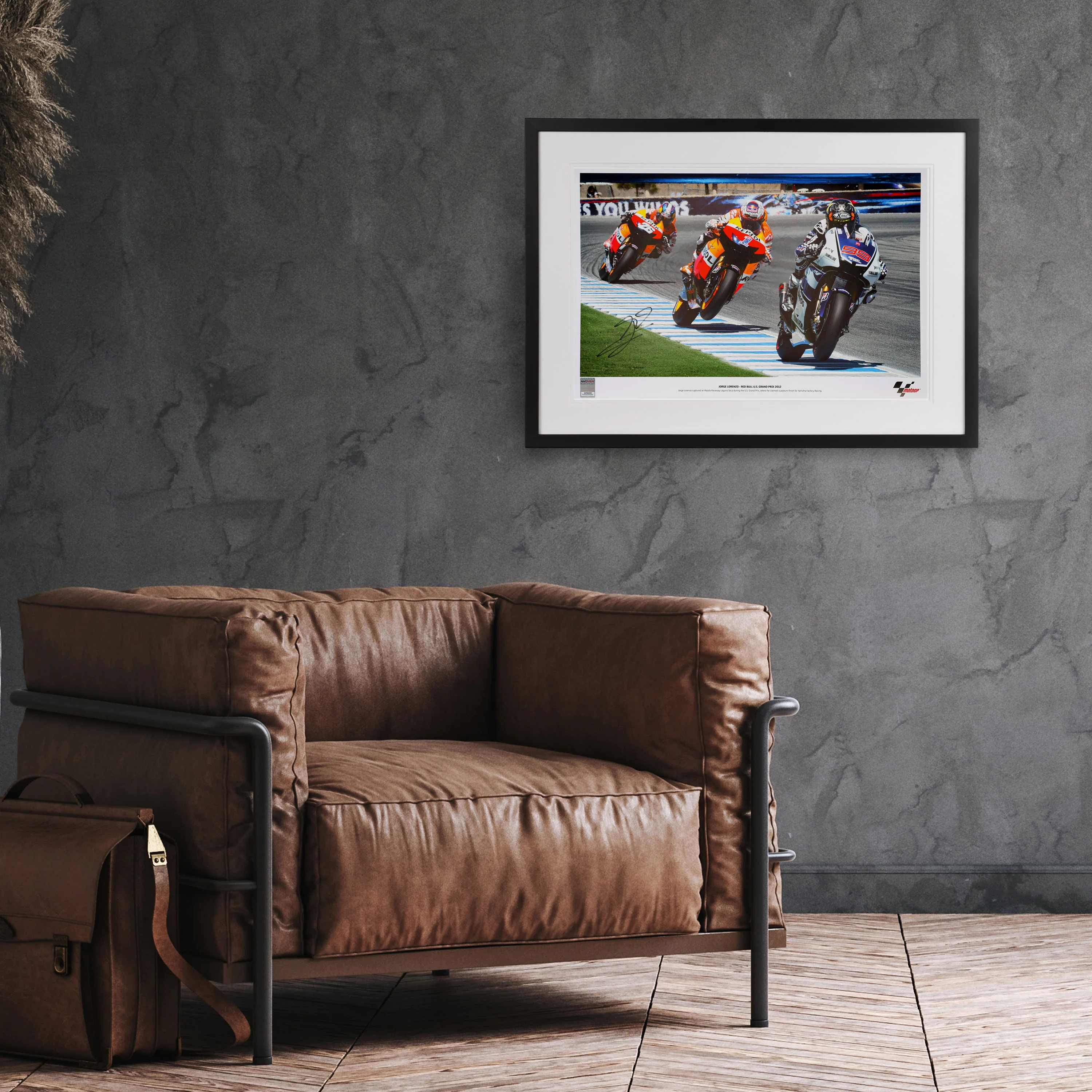 Jorge Lorenzo Signed 2012 United States Grand Prix 'Train' Photo - Mirco Lazzari - Image 6
