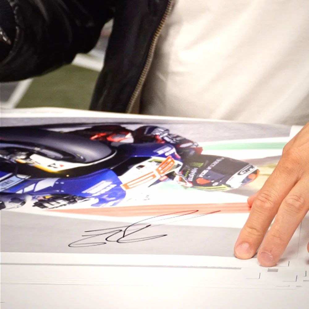 Jorge Lorenzo Signed 2013 Italian Grand Prix Photo - Mirco Lazzari - Image 3