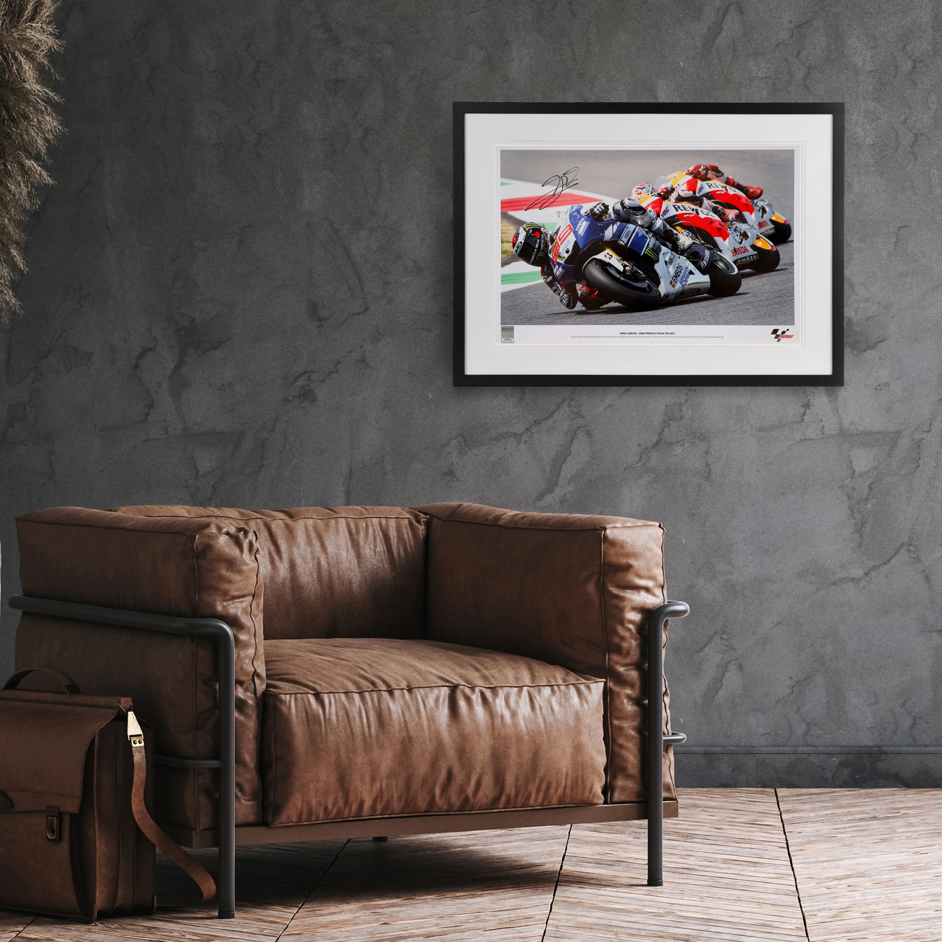 Jorge Lorenzo Signed 2013 Italian Grand Prix Photo - Mirco Lazzari - Image 6