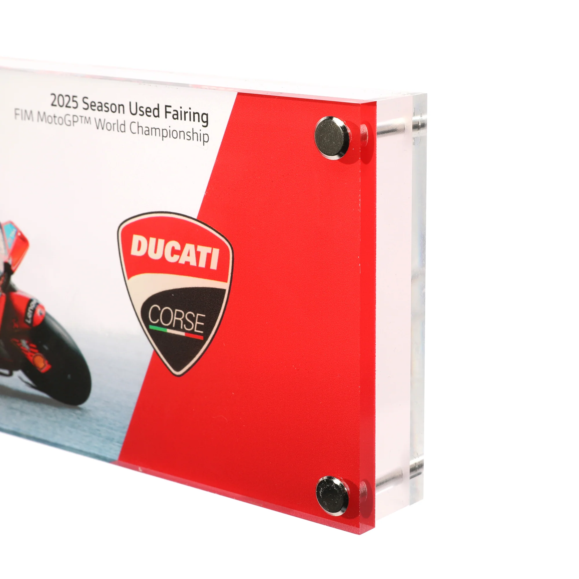 Limited Edition Francesco Bagnaia 2025 Ducati Acrylic Fairing Display - Image 4