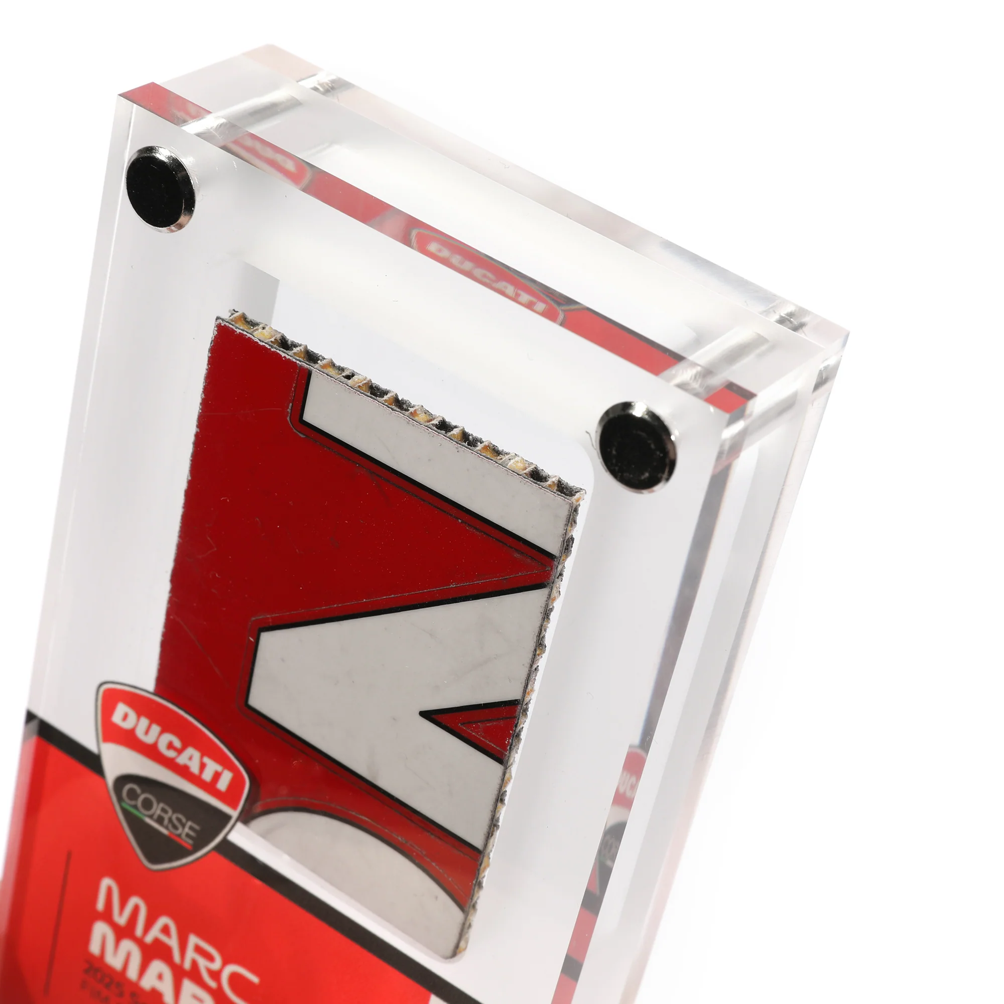 Limited Edition Marc Marquez 2025 Ducati Vertical Acrylic Fairing Display - Image 3