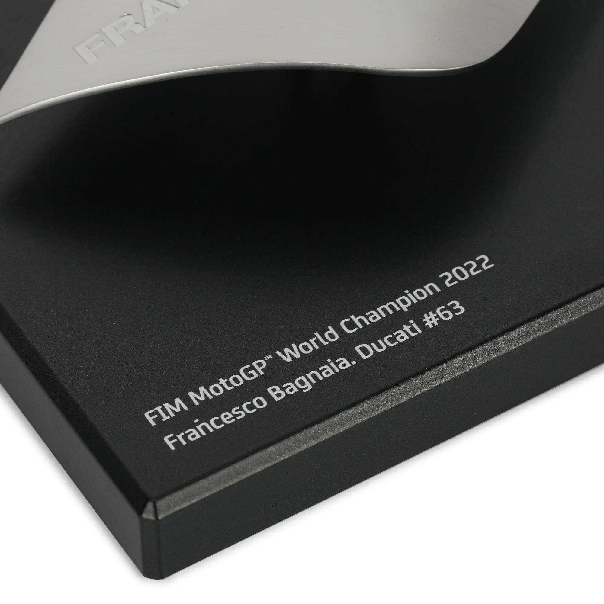 Replica FIM MotoGP World Championship Trophy Plaque – Francesco Bagnaia 2022 - Image 4