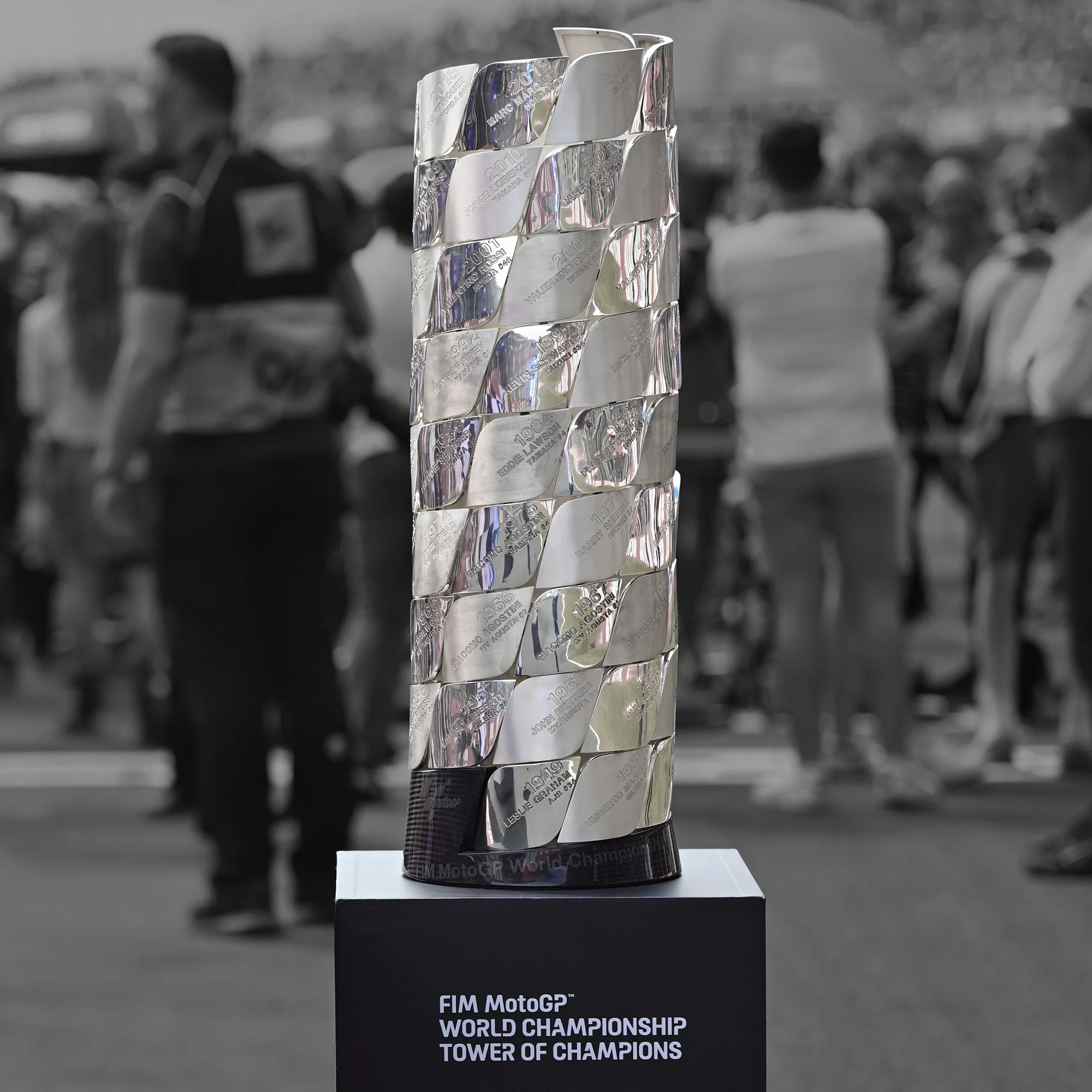 Replica FIM MotoGP World Championship Trophy Plaque – Francesco Bagnaia 2022 - Image 7
