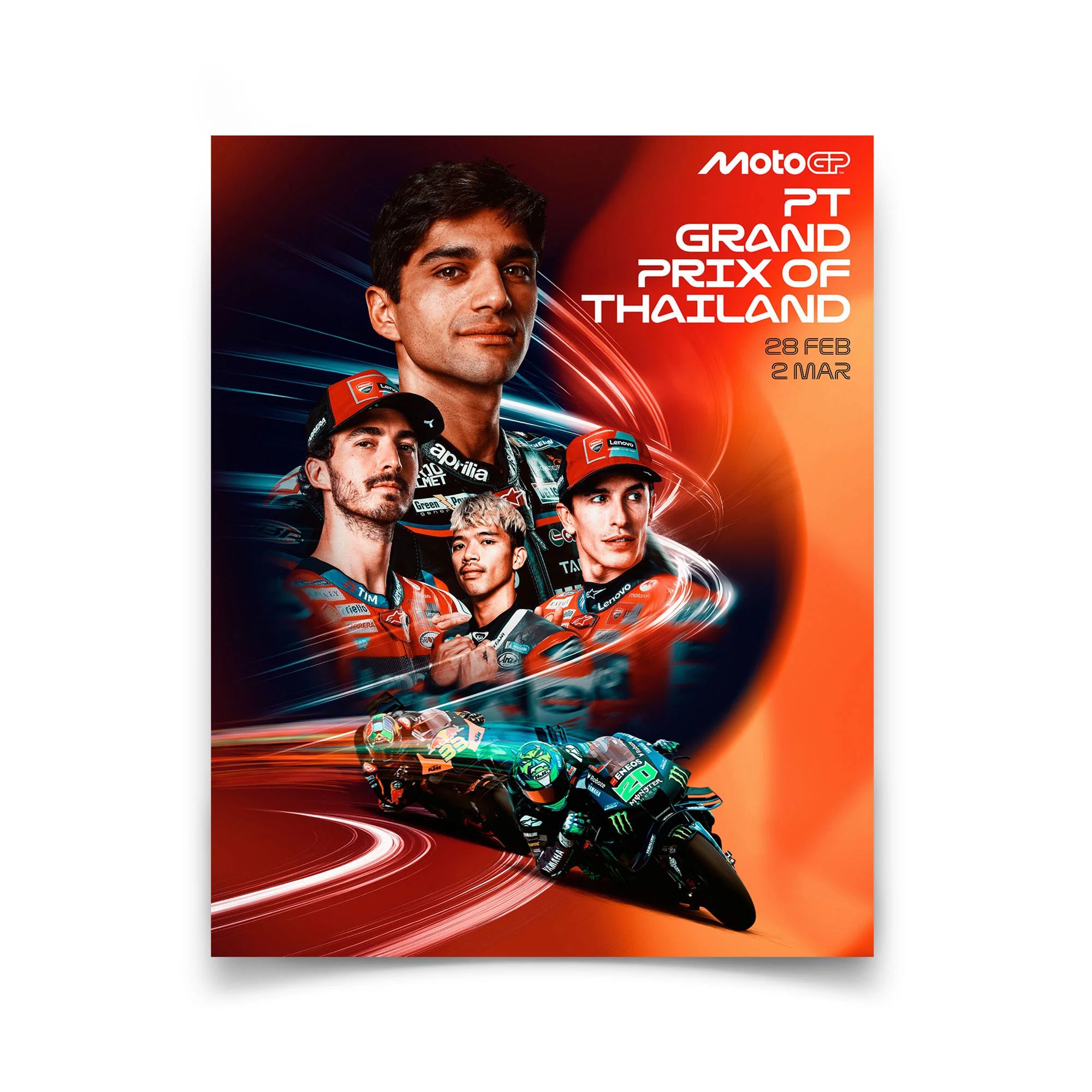 2025 Thailand Grand Prix Official Race Poster